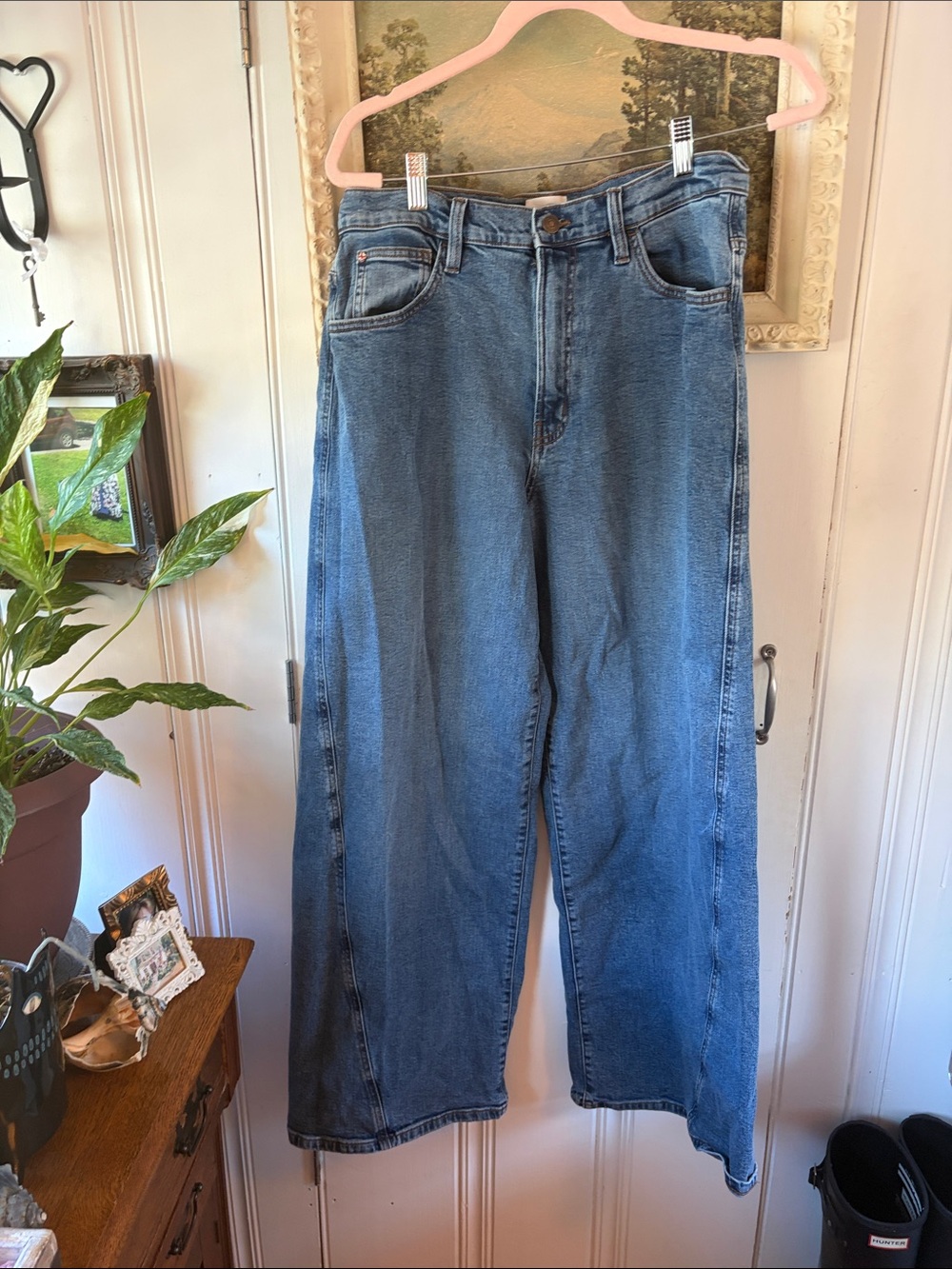 Hudson Jeans Men's Relaxed Straight Blue Denim
